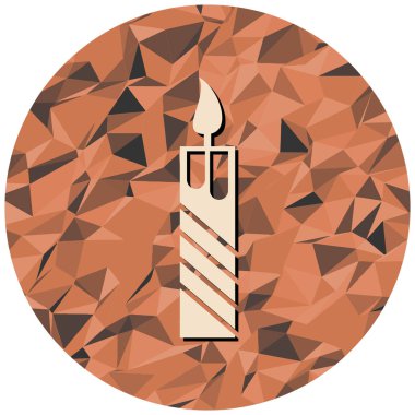 Mum. Web simgesi basit illüstrasyon