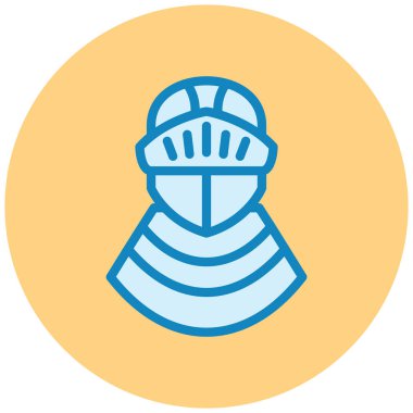 Miğfer. Web simgesi basit illüstrasyon