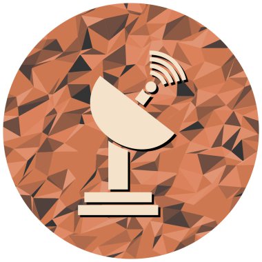 Uydu anteni. Web simgesi