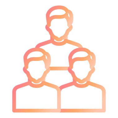 Seyirci: Modern simge vektör illüstrasyonu 