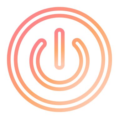 güç hattı simgesi, vektör illüstrasyonu