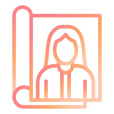 dergi modern ikon vektör illüstrasyonu 