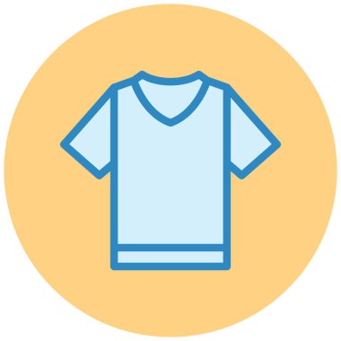 Tişört. Web simgesi basit illüstrasyon