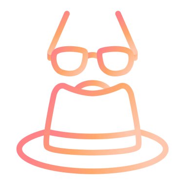 Plaj aksesuarları modern ikon vektör resimlemesi