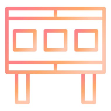 Puan tablosu modern simge vektör çizimi 