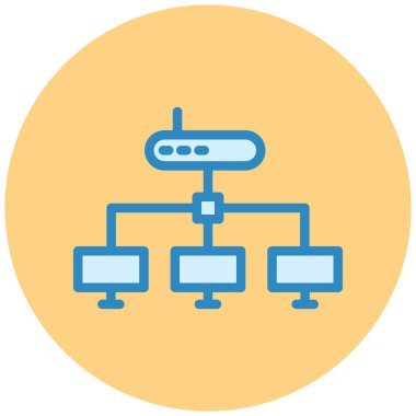 ağ paylaşımı. Basit resimleme