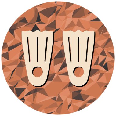 yüzme havuzu simgesi, vektör illüstrasyonu