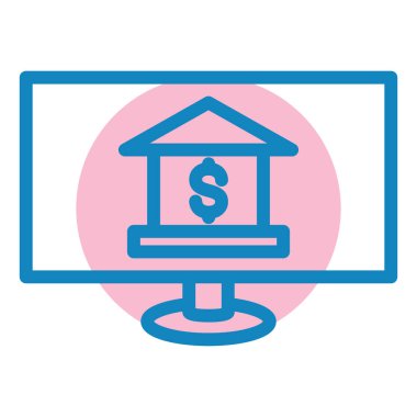 İnternet bankacılığı. Basit resimleme