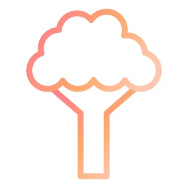 Ağaç. Web simgesi basit illüstrasyon 