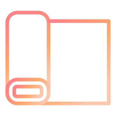 Kitap. Web simgesi basit illüstrasyon