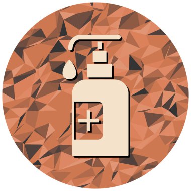 Şişe simgesi. Web için parfüm vektör simgelerinin düz çizimi