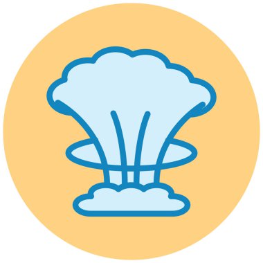 Bir mantar simgesinin vektör çizimi