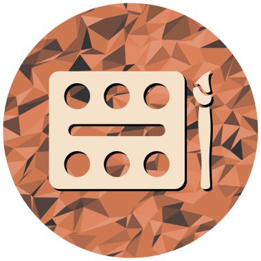 Çizgi film simgesinin vektör çizimi