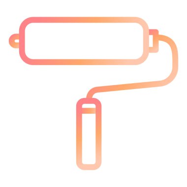 Boyacı Roller modern ikon vektör çizimi 