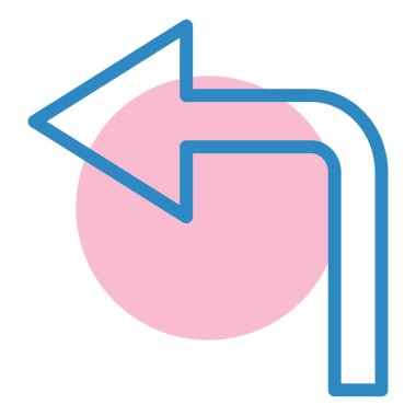 Ok. Web simgesi basit illüstrasyon