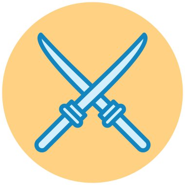 Bıçak. Web simgesi basit illüstrasyon