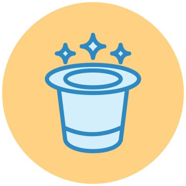 Kova. Web simgesi basit illüstrasyon