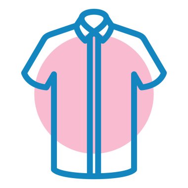 Gömlek. Web simgesi basit illüstrasyon