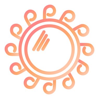 Güneş ve yıldızların soyut deseni