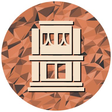 Ev. Web simgesi basit illüstrasyon