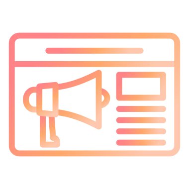 haber, pazarlama, seo, optimizasyon, web, mobil, ui, vektör illüstrasyonu