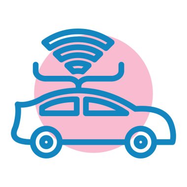 araba servis simgesi vektör illüstrasyonu