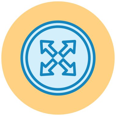 Okların vektör illüstrasyonu modern simge