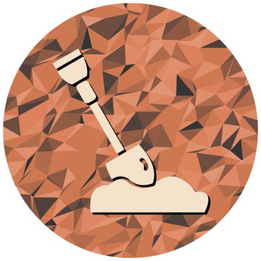 Kürek, mala, tırmık, maça, vektör illüstrasyonu