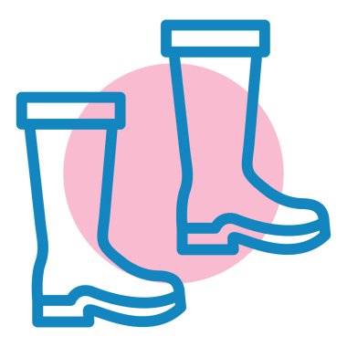 Çizmeler. Web simgesi basit tasarım