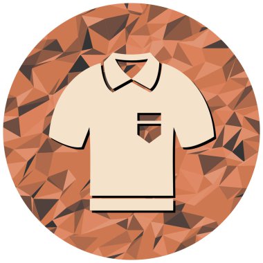 Tişört ikonu. vektör illüstrasyonu