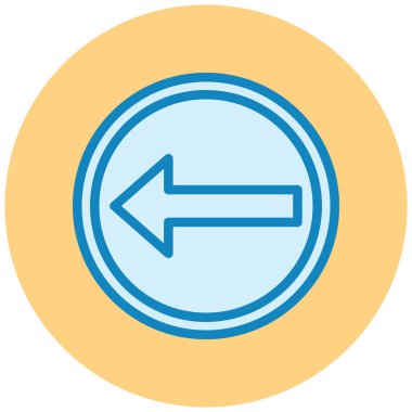 Projeniz için sol yön ok simgesi