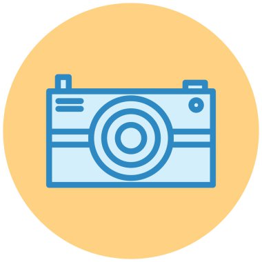 Fotoğraf makinesi. Web simgesi