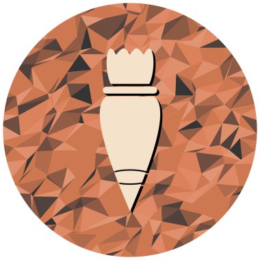 Tek bir kırmızı ve beyaz havucun vektör çizimi