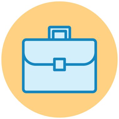 Çanta. Web simgesi basit illüstrasyon