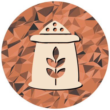 Bir kahve demliği simgesinin vektör illüstrasyonu