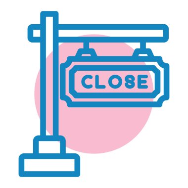 Yakın modern simgenin vektör illüstrasyonu