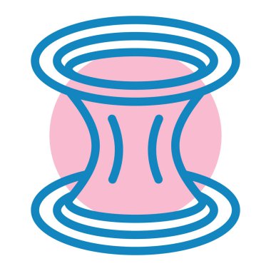 Modern simge işaretinin vektör illüstrasyonu.