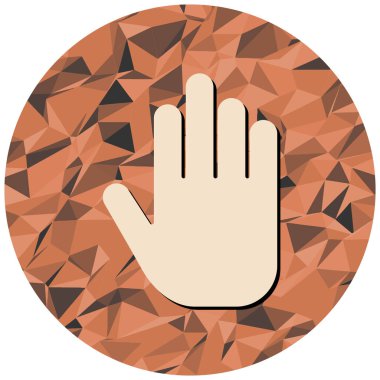 El imleç simgesi. vektör illüstrasyonu