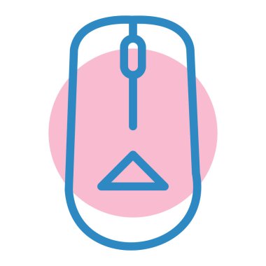 Fare. Web simgesi basit illüstrasyon