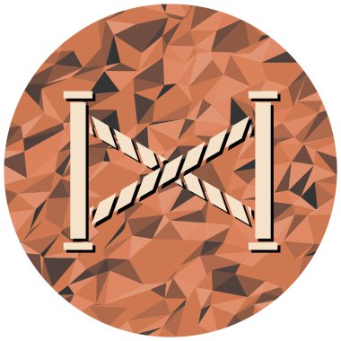 Bir bariyer simgesinin resmedilmesi