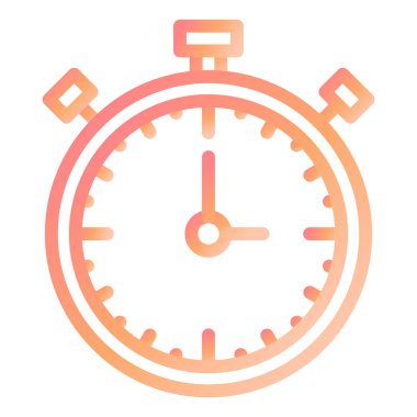 kronometre modern simge vektör illüstrasyonu 