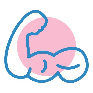 Bebeğim. Web simgesi vektör illüstrasyonu