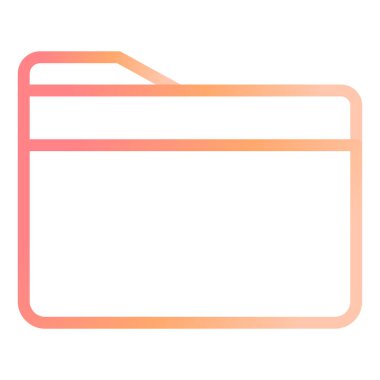 Dosya. Web simgesi basit illüstrasyon