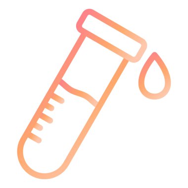 Kan örneği. Web simgesi basit illüstrasyon 