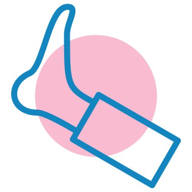 Bir kadının elinin vektör çizimi