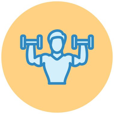 Zindelik. Web simgesi basit illüstrasyon