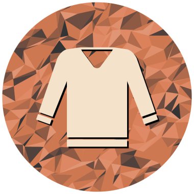 moda ceket vektör simgesi