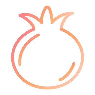 - Nar. Web simgesi basit illüstrasyon 