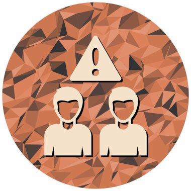 Bir grup insanın vektör çizimi