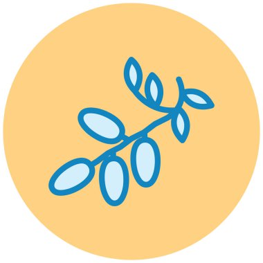 Üzüm. Web simgesi basit illüstrasyon